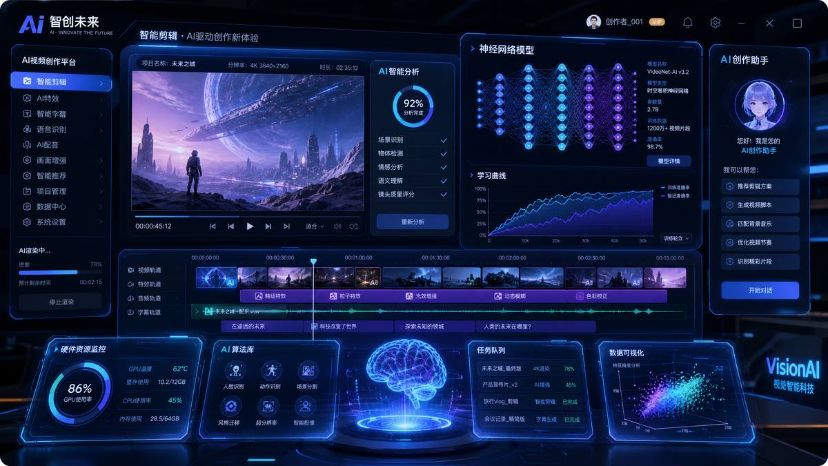 擦边直播录屏AI视频创作工具